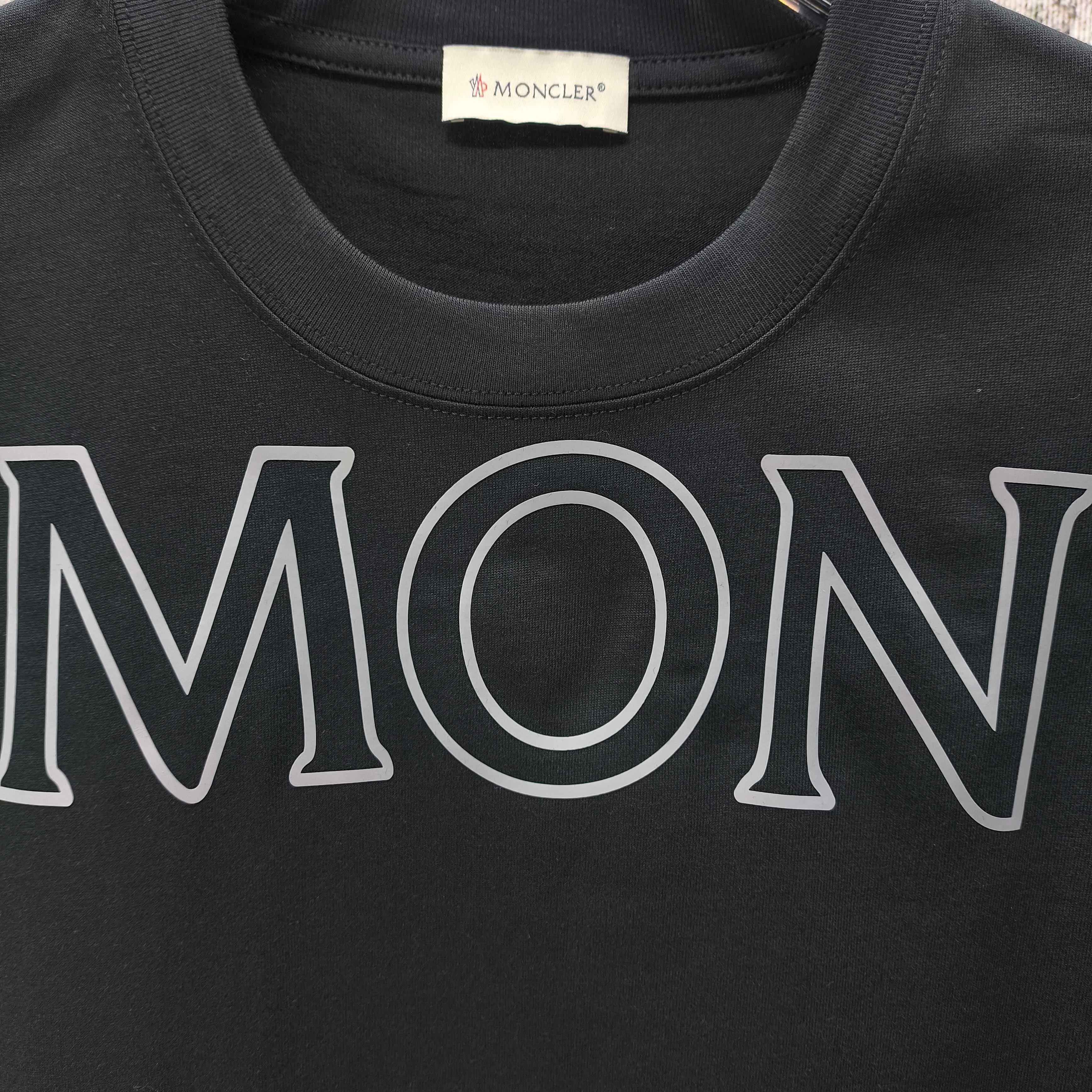 MONCLE* 2026 New Arrival logo t Same Style Size S M L XL XXL Black White Royal Blue